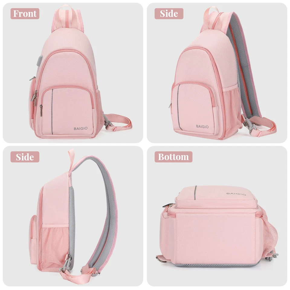 Bolso Bandolera para Cámara Pequeña Mochila Bandolera Bolsa de Viaje para Cámara DSLR SLR Foto 3 de 4