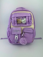 KaRissa Party Rucksack Lila Schulrucksack Bag Plüschtiere Kawaii Mädchen