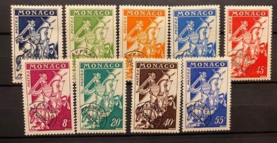 Monaco 1957-59 Preobliteres Knights MLH/MNH
