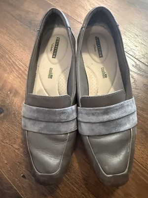Clark s Juliet Rose Women s Size 9 slip on Taupe 3/4 Inch heel