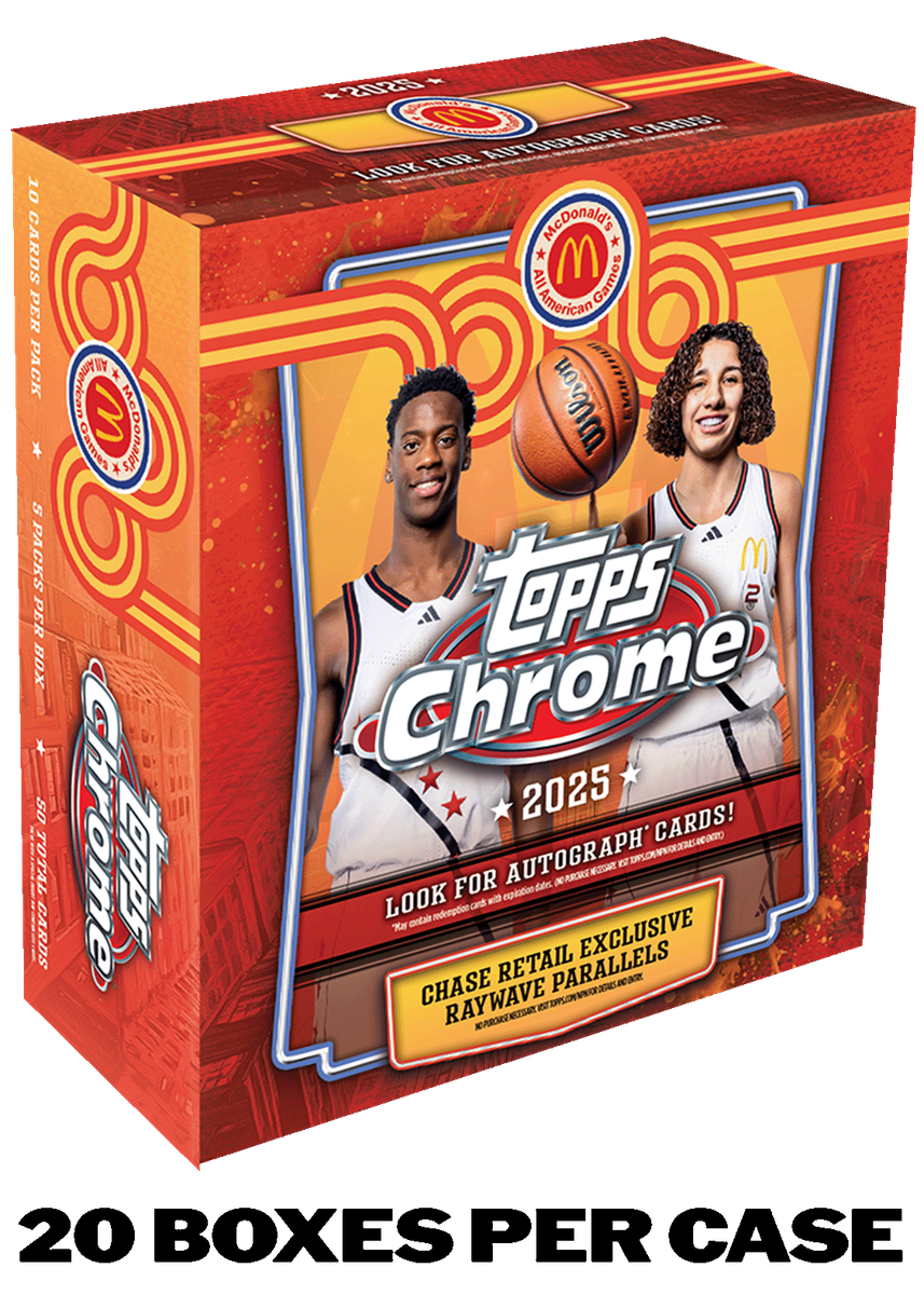 2025 TOPPS CHROME McDonald's MEGA 20-BOX CASE All-American
