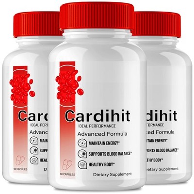 Cardihit General Wellness Supplement - 180 Capsules (3 Pack)