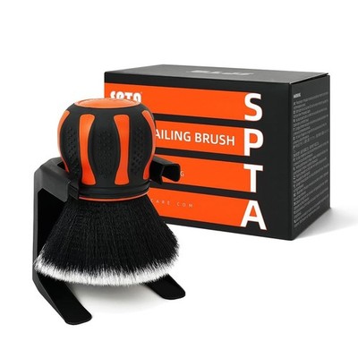 SPTA Ultra Soft Bristles Car Detailing Brush Auto Interior Dusting with Storage