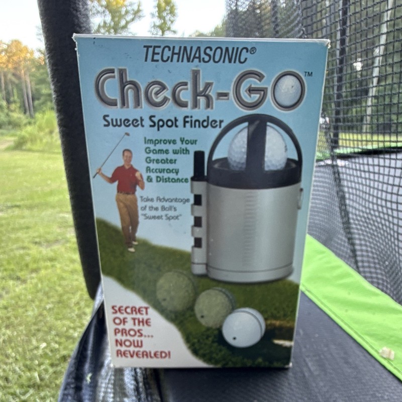 Technasonic Check-GO Golf Sweet Spot & Alignment Training Aid w/ Marker Pen