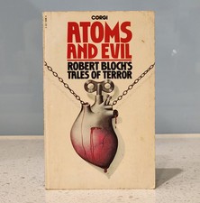Atoms and Evil by Robert Bloch - 1977 UK Corgi 1st Printing Horror Paperback