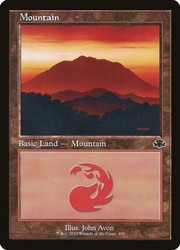 Mountain (409) Retro Frame Foil - Dominaria Remastered