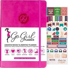 Planner and Organizer for Women &ndash; A5 Size A5 (5.7" x 8.5") Hot Pink (Undated)