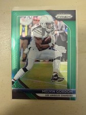 2018 Panini Prizm Green Prizm Melvin Gordon #97 San Diego Chargers