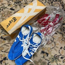 Rare Original Vintage 70s Onitsuka Tiger G9 Pinto ASICS Running Shoes/Box 3.5