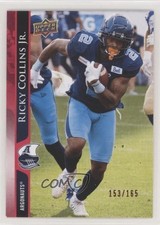2021 Upper Deck CFL Red 153/165 Ricky Collins Jr #138 12ai