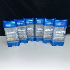 6 Gillette Clearshield Fresh Amber Scent Anti...