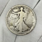 1917-D 50c Walking Liberty Silver Half 1/2 Dollar Coin Denver Walker Obverse