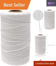 Cuerda de algodón duradera de 100 m - Cuerda de carnicero de grado alimenticio de 2 mm para uso en cocina