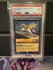 Maximus - Relentless Pursuer FOIL : Disney Lorcana EN 1 2023 : 11/204 PSA 9 MINT