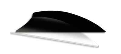 Flex Fletch Silent Knight 2'' Flex2 Vanes 100 Pack - CLEAR