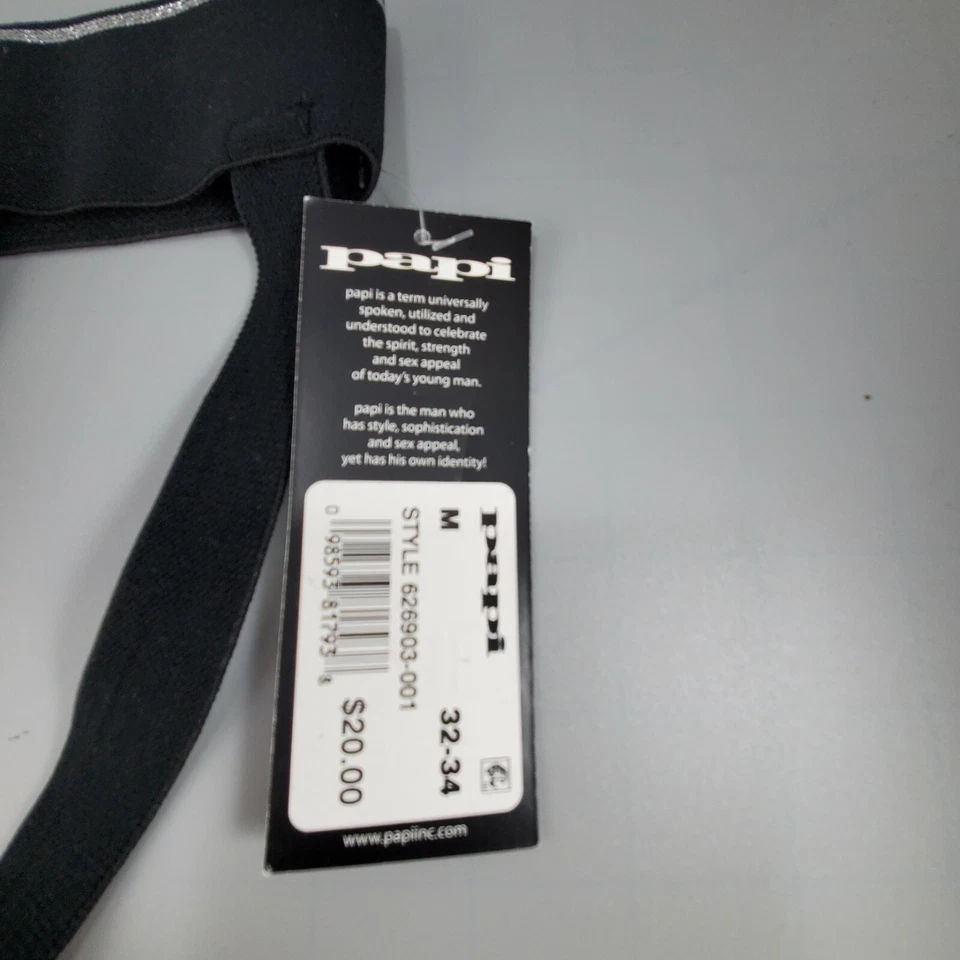 Correa deportiva metálica Papi para hombre | Poliéster Rayón | Talla mediana Foto 3 de 4