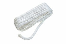 SEACHOICE Double-Braid Nylon Dock Line 3/8" x 15' 40091 White