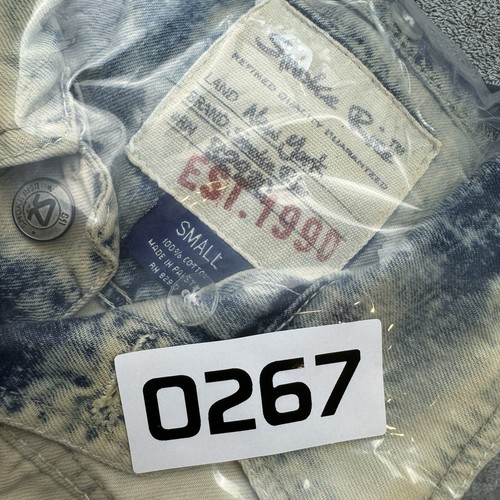 Men’s Smoke Rise Light Wash Denim Vest Size Small - Picture 8 of 8