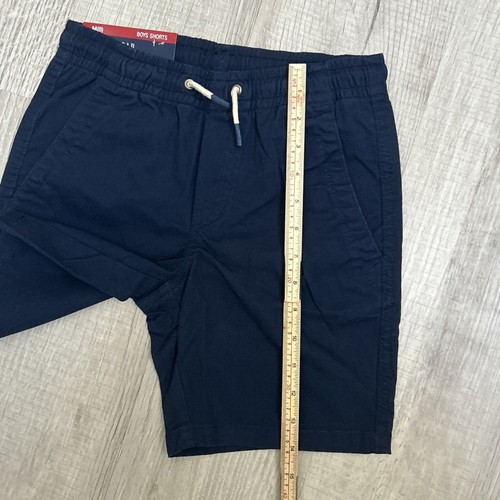 NWT Gap Boy's Elastic Waistband Stretch Soft Twill Shorts Size M (8) Blue - Picture 19 of 21