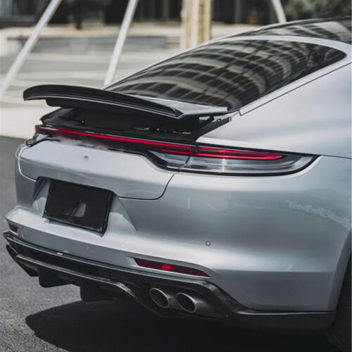 For Porsche Panamera 971 2017-2021 DRY Carbon Rear Trunk Spoiler Boot Wing Lip - Picture 3 of 16