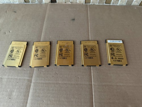 GOLD CARD GLOBAL 56K&FAX S99-2318-2 MULIT-FUNCTION PCMCIA PC CARD B1-4(42) - 第 5/5 張圖片
