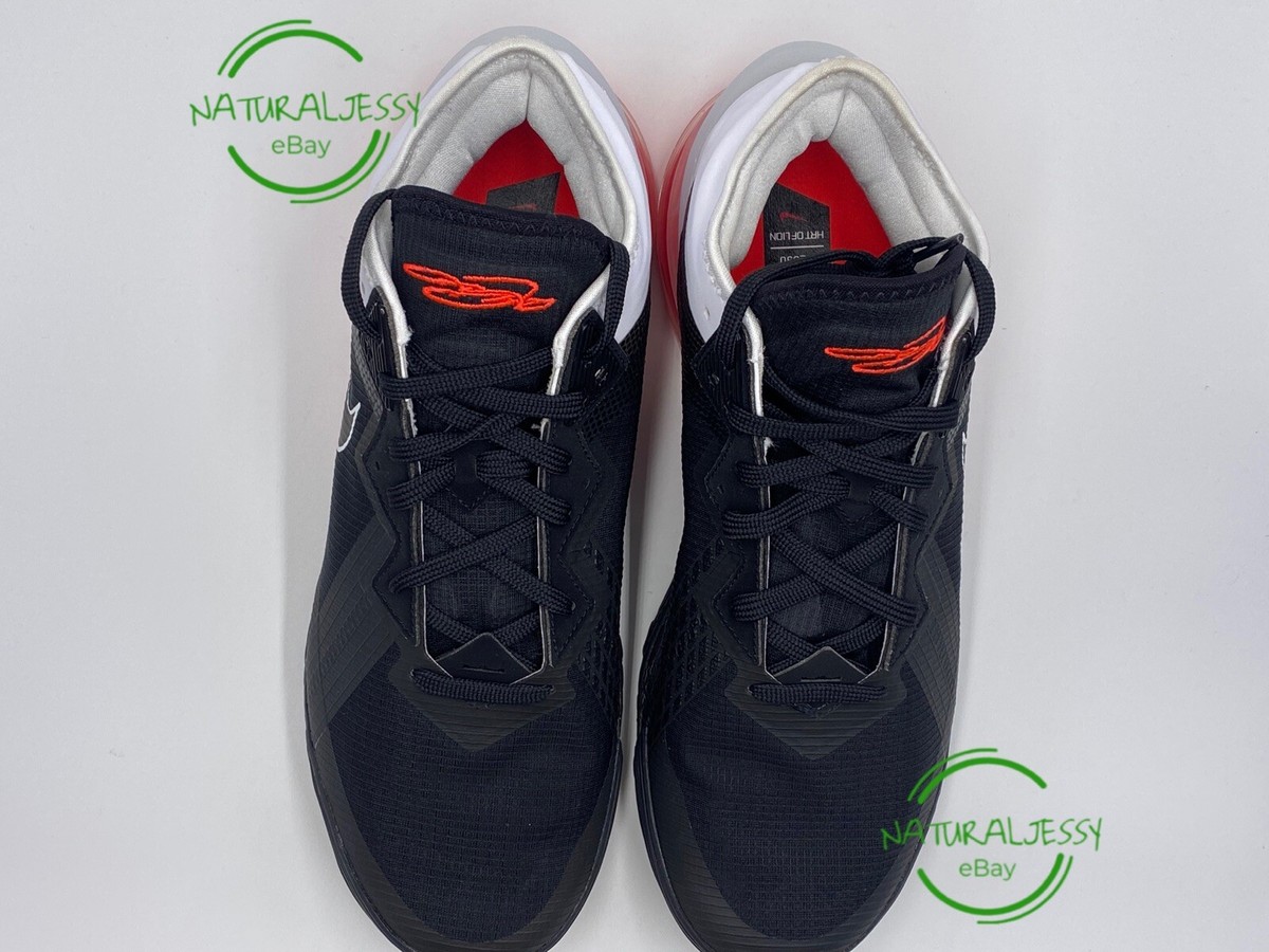 NIKE LEBRON XVIII LOW BLCK/WHT-BRIGHT CRIMSON [CV7562 002