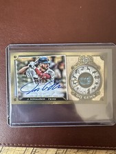 2022 Topps Gypsy Queen GQ Gems Mini Auto #GGA-JD Josh Donaldson Twins /50