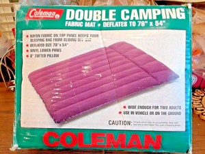 coleman camping mat
