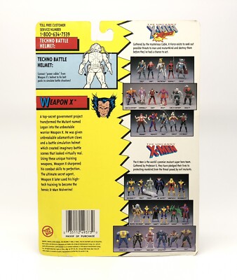 Vintage 1993 Toy Biz X-Men Weapon X Wolverine 4th Edition RARE