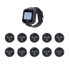 Retekess T128 Wireless Calling System Guest Queuning Waiter Watch 15 Button Cafe
