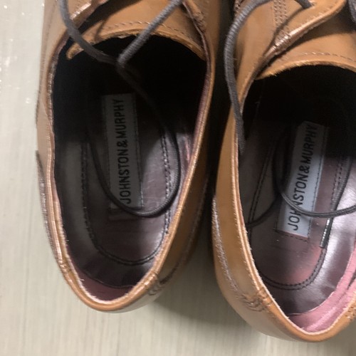 Johnston & Murphy Leather Lace Up Moc Toe Dress Shoes Mens 8.5 15-4810 - Picture 3 of 9
