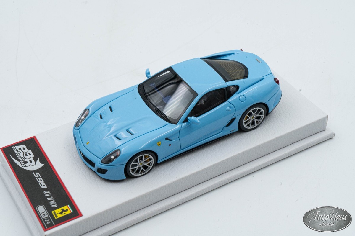 1/43 BBR Ferrari 599 GTO Light Blue 🤝ALSO OPEN FOR TRADES 1/43 BBR Ferrari 599 GTO Light Blue 🤝ALSO OPEN FOR TRADES