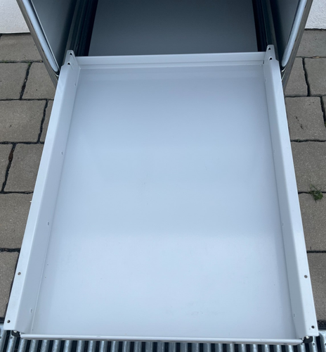 USM Haller Standcontainer 3 Schubladen weiß Büro Container mit Zubehör - Bild 5 von 11