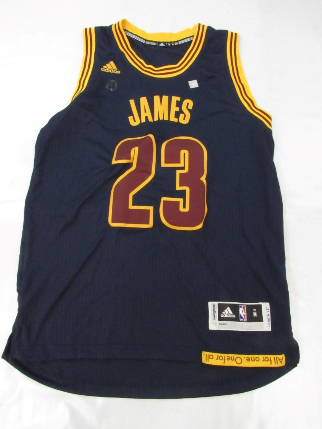 New-Flawed #23 Lebron James Cavs Mens Size M Medium Adidas Swingman Jersey