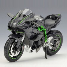 Modellino moto 1:12 2015 Kawasaki Ninja H2R pressofuso giocattoli ragazzi per bambini regali