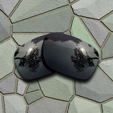 Grey Black Polarized Lenses Replacement for-Oakley Holbrook LX OO2048