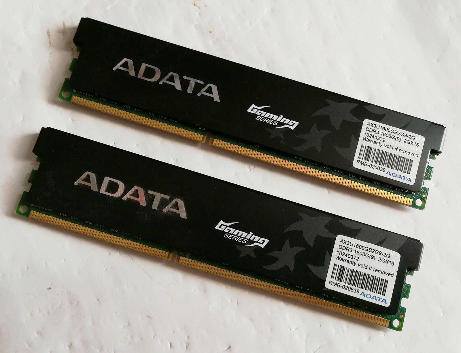 G-series 2x 2gb ddr3-1600 pc3-12800 pc geheugen (ax3u 1600gb 2g 9-dg2) (4718050602452)