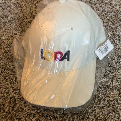 Madhappy L.O.R.A. Lora Sport Baseball Hat Cap Cream Embroidered NWT