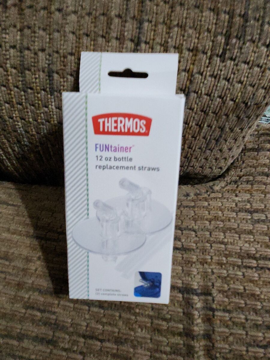 Thermos Funtainer 12 Oz Bottle Replacement Straws in Clear - Set