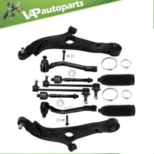 Fits Hyundai Sonata 10Pcs Front Control Arm w Ball Joints Tie Rod End Sway Bar