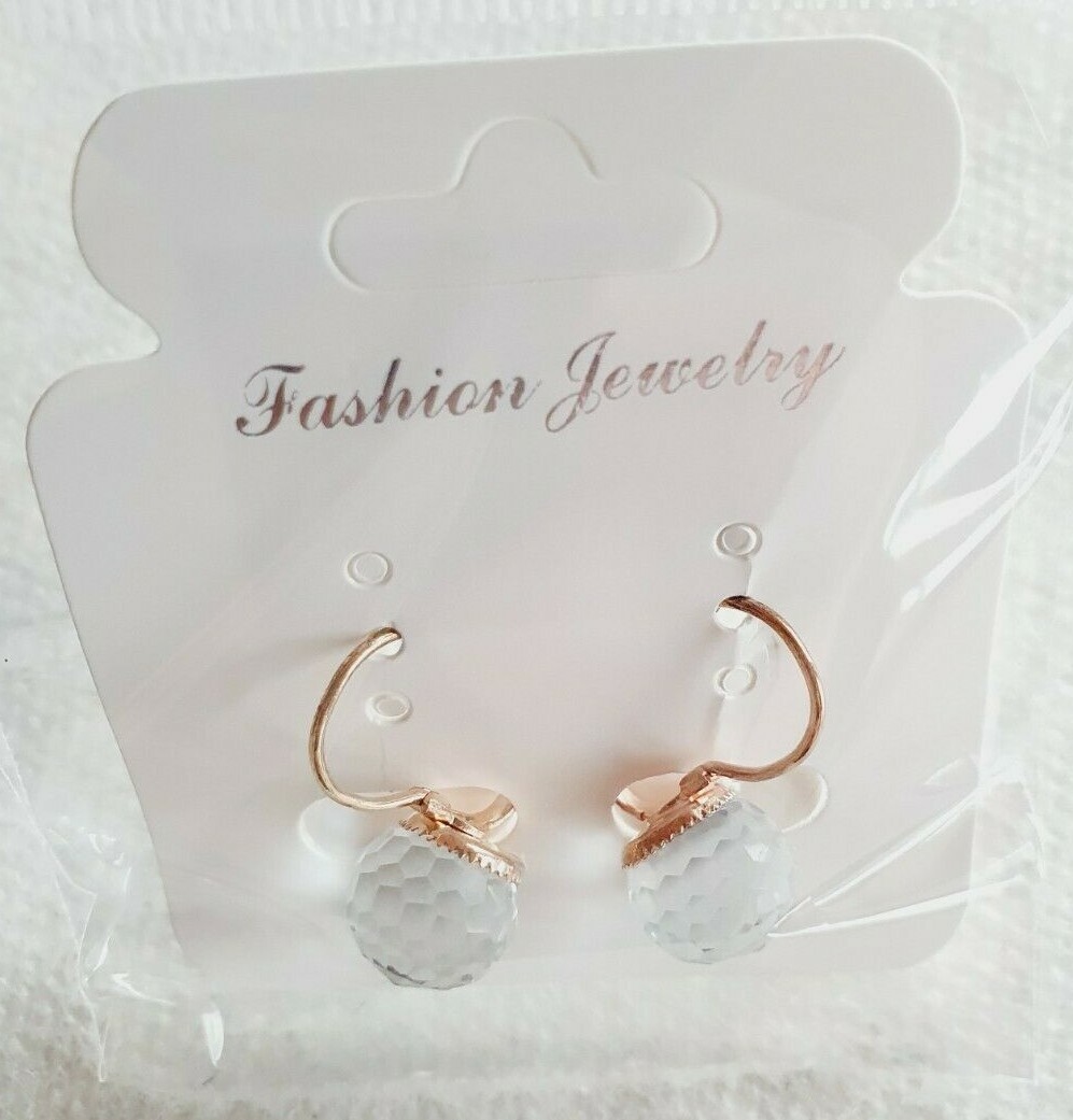 Boucles d'Oreilles Martine Transparente - Chez les Filles Live