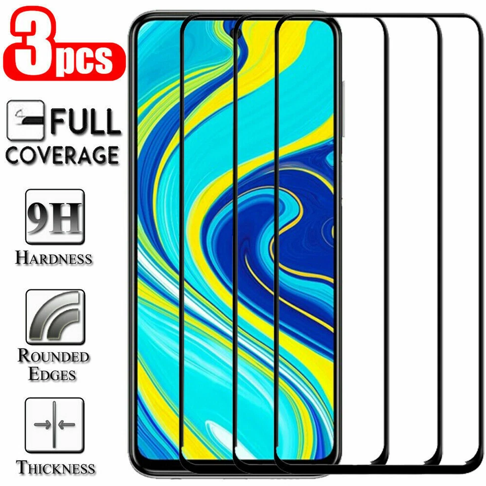 For Xiaomi Redmi Note 14 13 12 Pro 11 10 9 8 3X Tempered Glass Screen Protector - Image 3 of 4