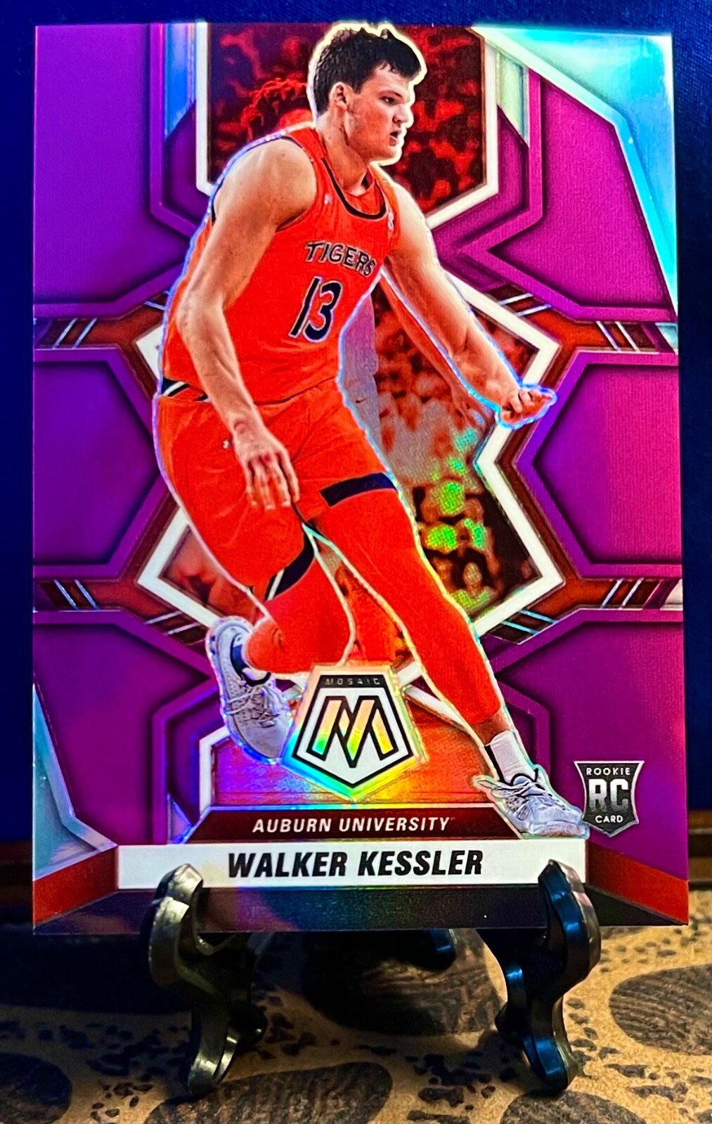 WALKER KESSLER 2022-23 Panini Mosaic Purple Prizm #08/49 Rookie #16 RC LAKERS