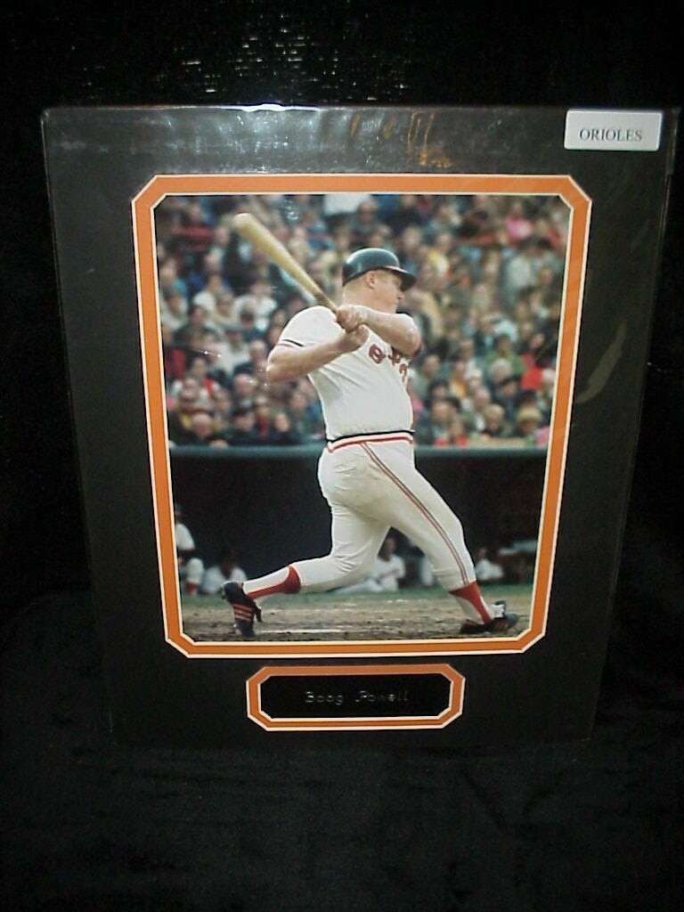 Boog Powell Orioles Matted Photo & Name Plate 11x14 Ready for Framing B/89  | eBay