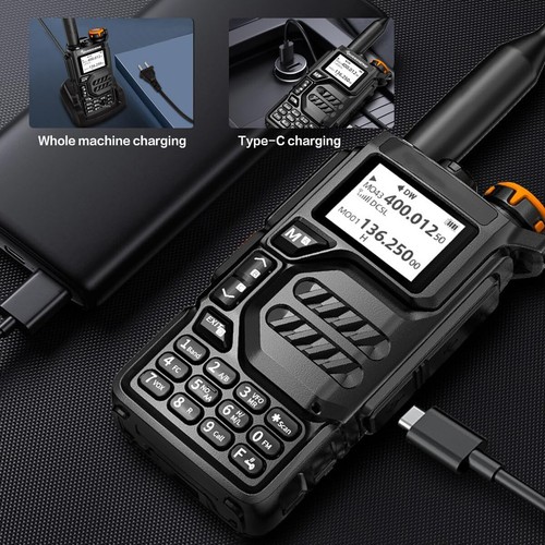 UV K5 Walkie Talkie Radiotelefony UHF VHF Radiotelefon ręczny Radiotelefony Jazda na rowerze - Zdjęcie 9 z 12