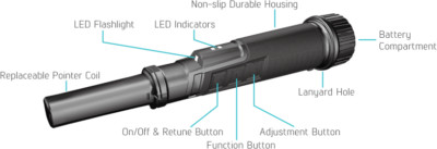 Nokta PulseDive Land and Underwater PinPointer Probe *Waterproof Up To 200FT*
