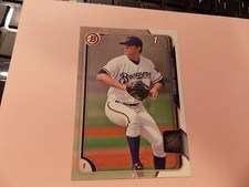2015 Bowman Draft  #145 Nathan Kirby Milwaukee Brewers Rookie Baseball Card