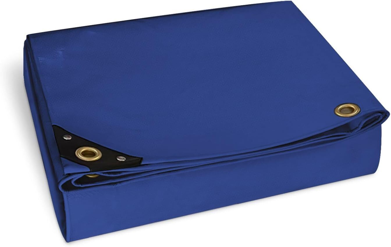 NEMAXX PLA34 Premium Abdeckplane 300x400 cm blau mit Ösen, cm, Blu