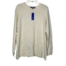 New with tags Kohl’s adapt nine APT 9 bubble cream knit sweater XXL