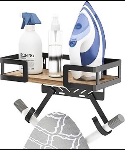 Iron Board Hanger Wall Mount Ironing Holder Hanging Bracket Clothes Hook